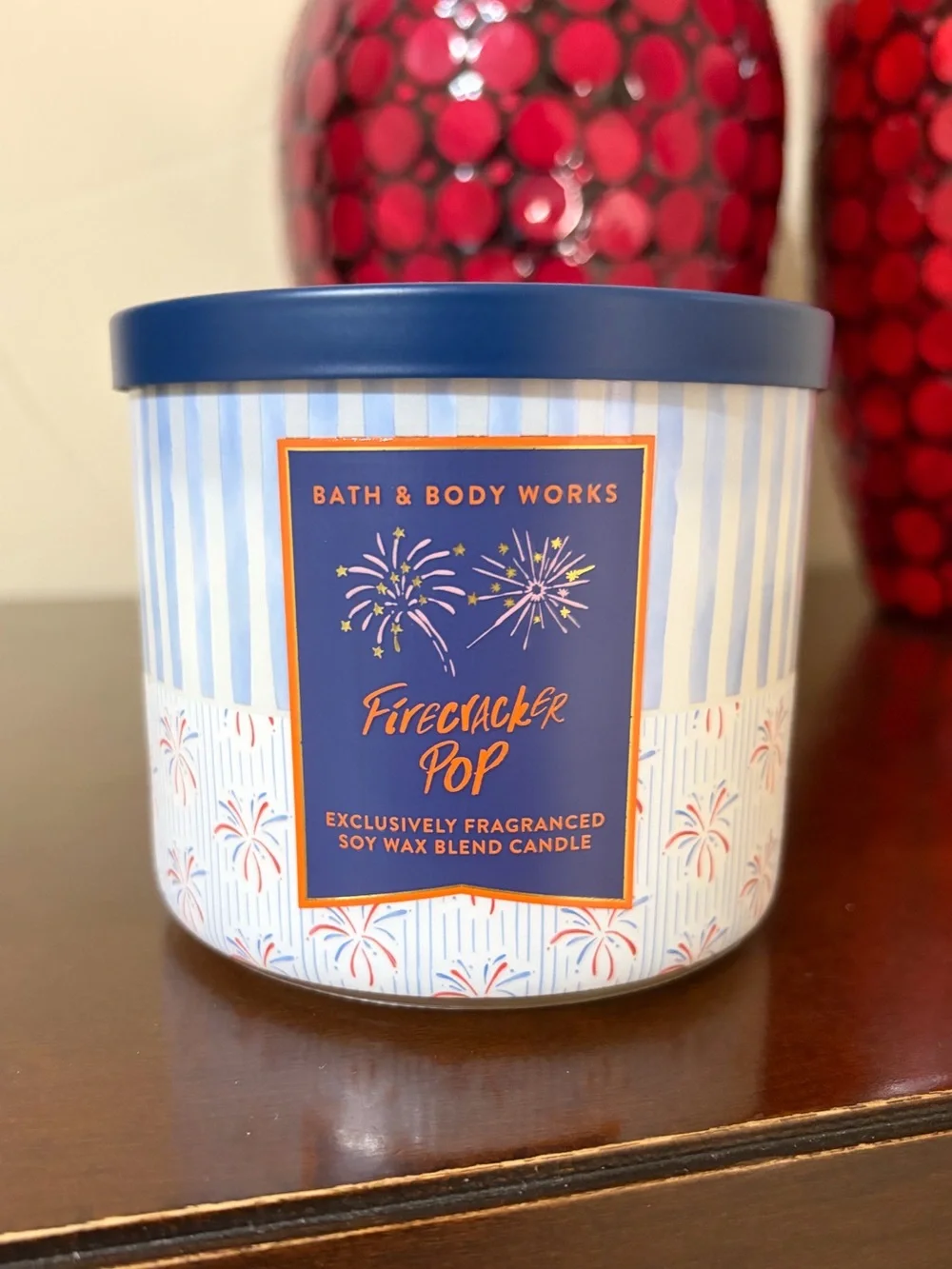 Bath & Body Works Firecracker Pop 3 Wick Candle